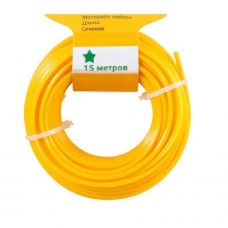 Леска для триммера д 2,4мм (15м) звездочка