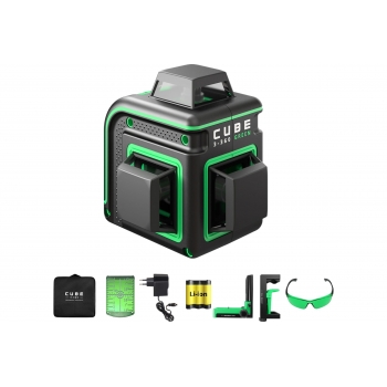 Лазерный уровень ADA Cube 3-360 GREEN Home Еdition А00566