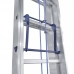 Выдвижная трехсекционная лестница с тросом Алюмет 3*12 SR3 3312