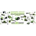 Садовая самоходная тележка 40V GreenWorks G40GCK4 7400007UB