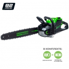Цепная пила аккумуляторная 82V Greenworks GD82CS51 2008307UB
