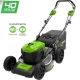 Аккумуляторная газонокосилка 40V Greenworks GD40LM46SP 2506807UB