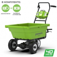 Садовая самоходная тележка 40V GreenWorks G40GCK4 7400007UB