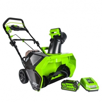 Аккумуляторный бесщеточный снегоуборщик Greenworks GD40SB 2600607