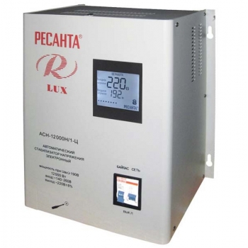 Стабилизатор напряжения Ресанта АСН 12000 Н/1-Ц Lux 63/6/22