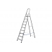 Алюминиевая лестница-стремянка СИБИН 9 ступеней 38801-9