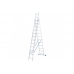Алюминиевая трехсекционная лестница СИБРТЕХ 3х12 ступеней 97822