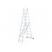 Алюминиевая двухсекционная лестница СИБРТЕХ 2х10 ступеней 97910