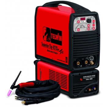Сварочный аппарат Telwin SUPERIOR TIG 421 DC-HF/LIFT AQUA + TIG ACC 816133