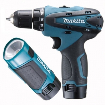 Аккумуляторная дрель-шуруповерт Makita DF330DWLE